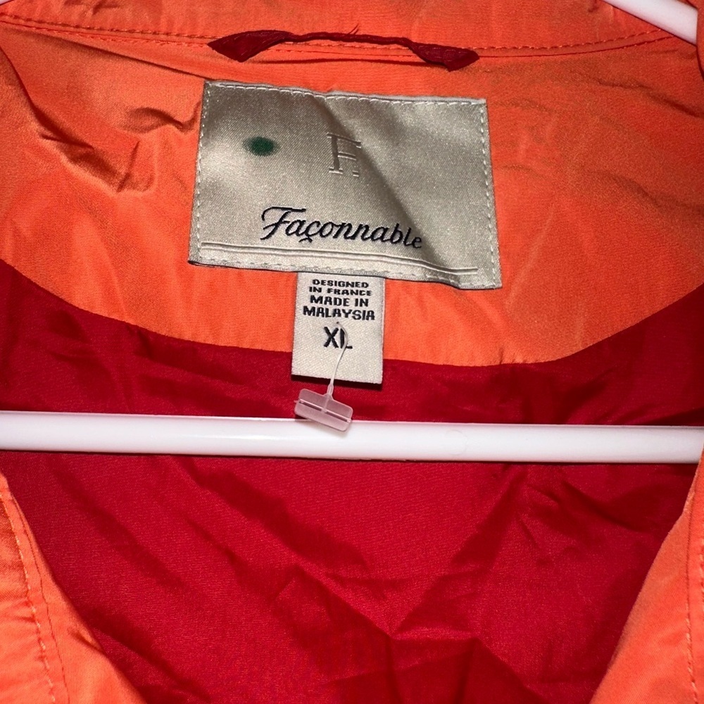 Falconnable | Orange Basic Overcoat Size Xl - image 5